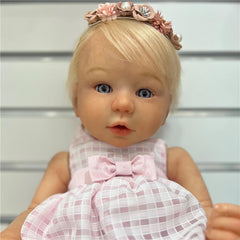 Boneca - Bebé Europeu Menina com Roupa