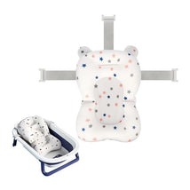 Macrobaby - Breathable Bath Net – Blue Star | Soft & Adjustable Baby Bath Seat Image 1