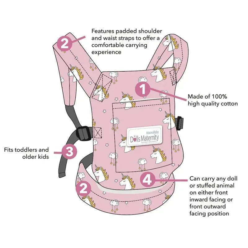 Macrobaby Doll's Maternity Baby Carrier Image 5