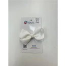 MacroBaby - Hair Bow Medium, White Image 1