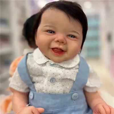 Reborn Baby Doll - White Vinyl & Fabric Torso, Vivian Image 1