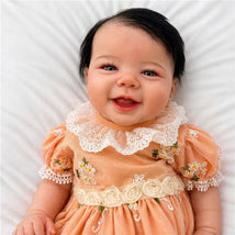 Reborn Baby Doll - White Vinyl & Fabric Torso, Vivian Image 2