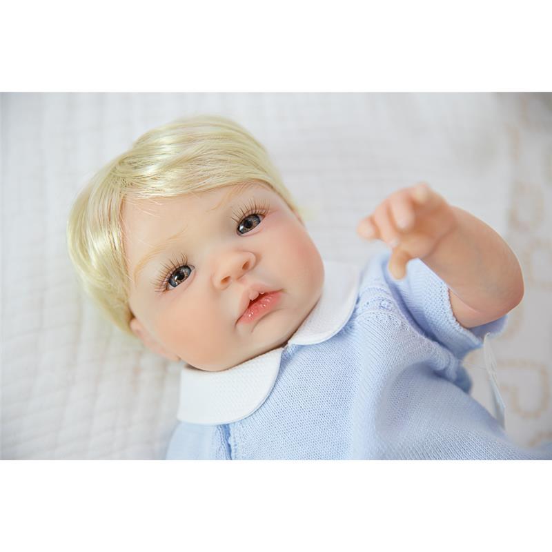 Boneca Bebê Reborn Loira Corpo de Silicone + Enxoval Completo Com Bolsa  Saída de Maternidade Realista em Promoção na Americanas