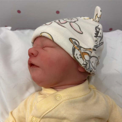 Macrobaby Reborn Baby Dolls - V Baby Brooklyn(Light Brown Painted Hair/Closed Eyes) Image 2