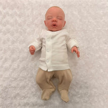 Macrobaby Reborn Doll - White Vinyl, Painted Hair, Opened Eyes Blue (Megan) Image 1