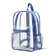 Macrobaby - Transparent Blue Large Capacity School Backpack Image 1