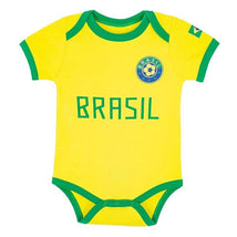 Macrobaby World Cup Baby Bodysuit, Brasil Image 1