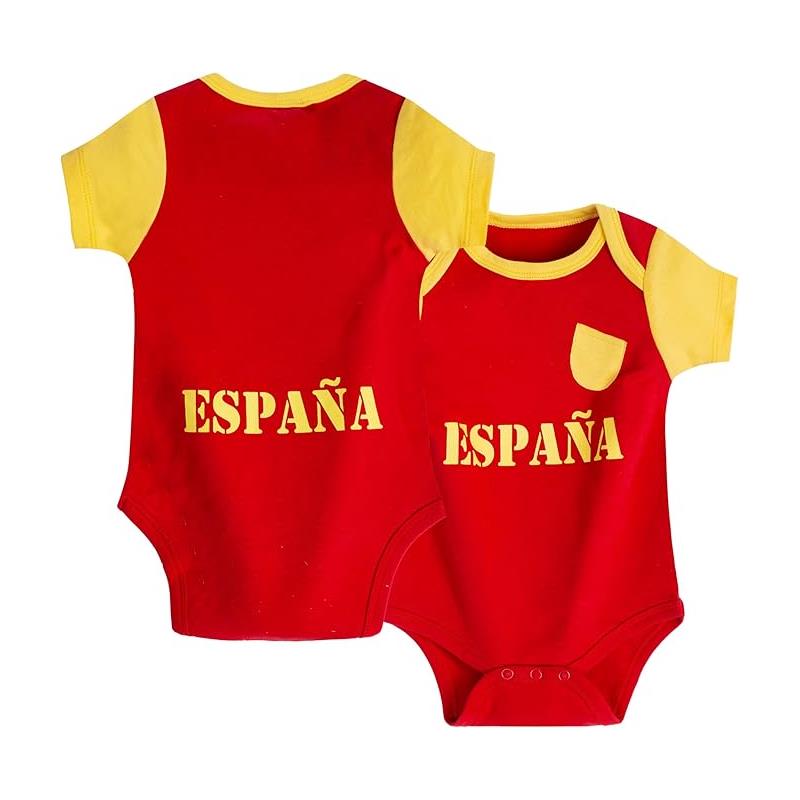 Macrobaby World Cup Baby Bodysuit, Spain Image 3