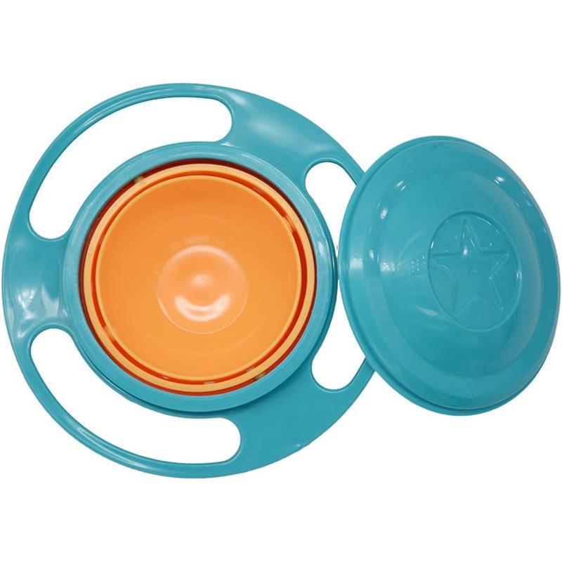 Macrobaby - Magic Gyro Bowl 360 Degree Rotate Spill-Proof Bowls with Lid Image 3