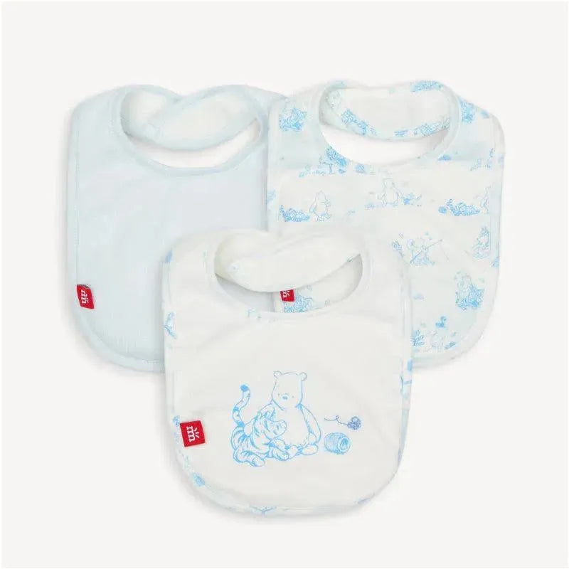 Magnetic Me - 3Pk Disney Pooh In The Woods Bib One Size Image 1