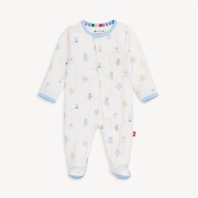 Magnetic Me - Baby Blue Baby Beats Modal Footie Image 1