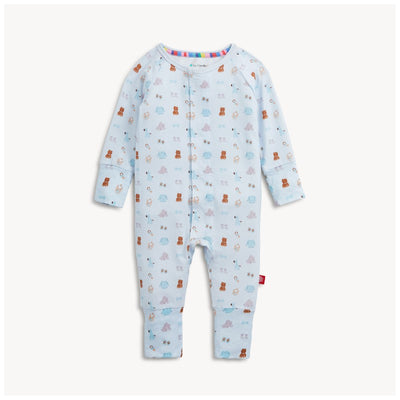 Magnetic Me Nursery Nostalgia Blue Modal Convertible Coverall