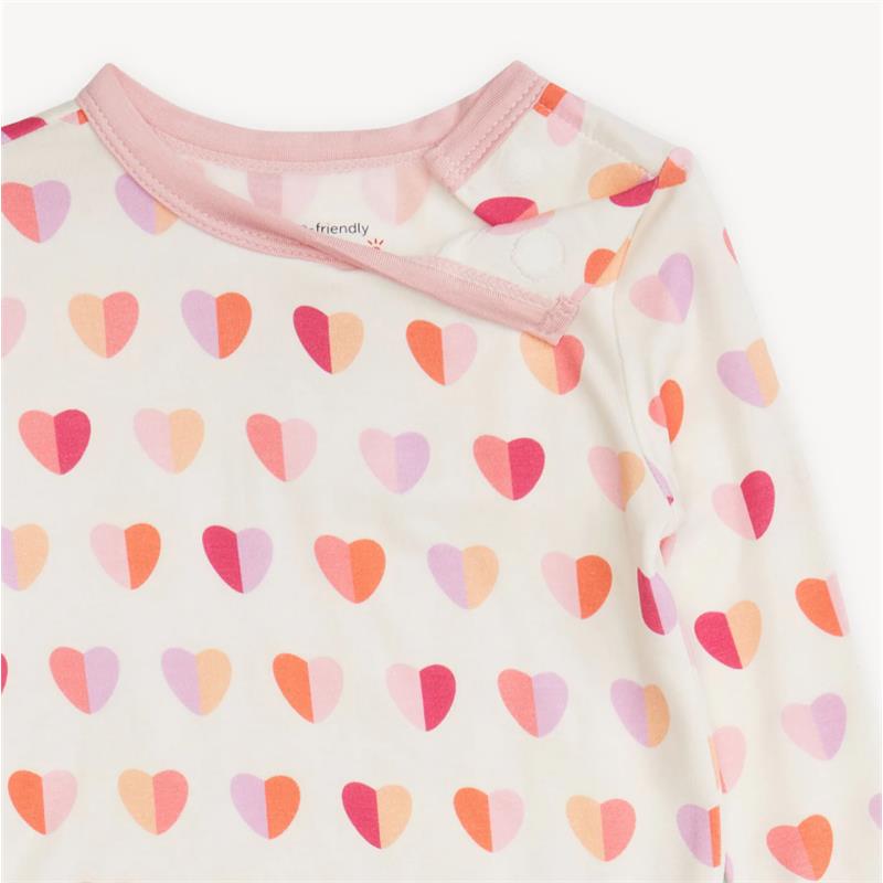Magnetic Me - Pink Xoxo Magnetic Modal Long Sleeve Pajama Image 2