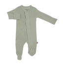 Magnetic Me - Sea Foam Modal Baby Organic Footie Image 1