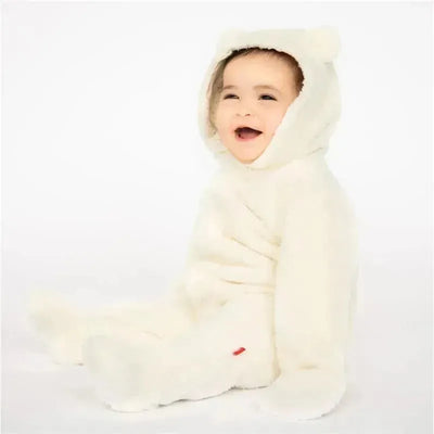 Magnificent Baby - Cloud Minky Pram Sherpa Footie Cloud Image 1