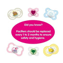 MAM 2-Pack 0-6M Perfect Pacifier - Pink/Purple Image 6