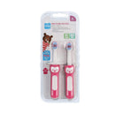MAM 2-Pack 6+ Months Baby Toothbrush - Pink Image 3