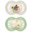 Mam - 2Pk Original Night Pacifiers Unisex, 6/16M Image 1