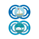 MAM 2-Pack Perfect Pacifier 6M+ - Blue Image 1