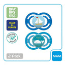 MAM 2-Pack Perfect Pacifier 6M+ - Blue Image 3