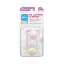 MAM 2-Pack Start Tender Newborn Pacifier - Pink/Clear Image 2