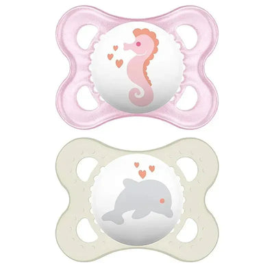 Mam - 2Pk Girl Deep Sea Pacifier, 0/6M Image 1