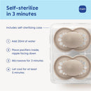 MAM 2Pk Original Matte Baby Pacifiers 6/16M Image 4
