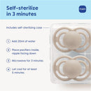 MAM 2Pk Perfect Baby Premium Pacifier 16+ Months, Extra Thin Nipple, Glows in The Dark Boy Image 4