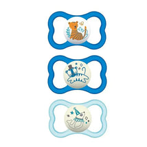 Mam - 3Pk Boy Air Night & Day Pacifiers, 16M+  Image 1