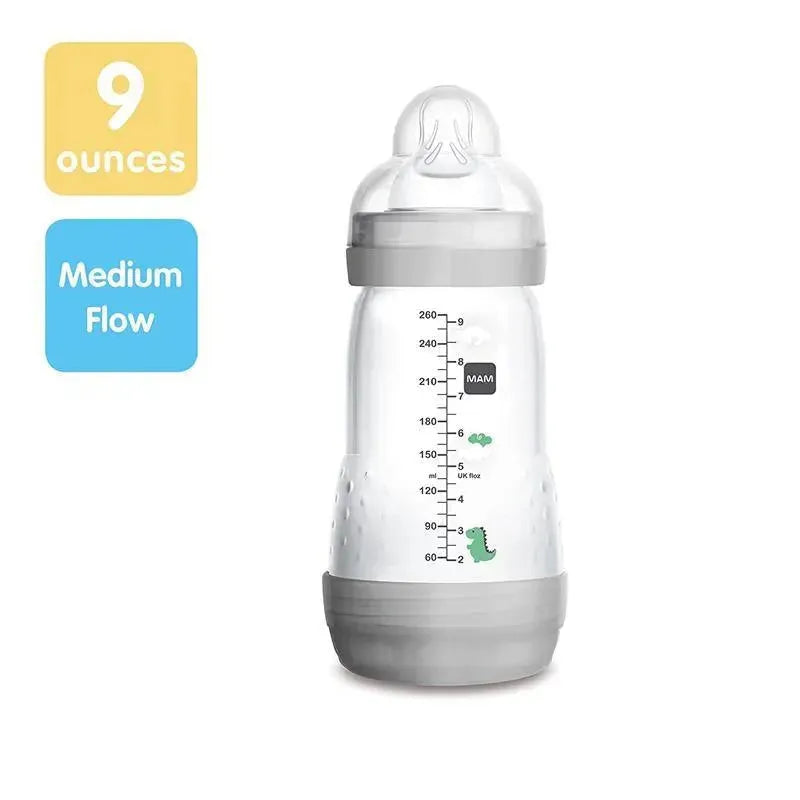 Mam - Anti-Colic Baby Bottle Single 8Oz Neutral (Colors May Vary) Image 5