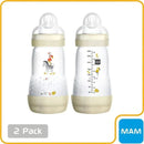 Mam - 2Pk Baby Bottles Anti Colic 9Oz, White Image 3