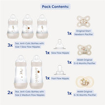 Mam - 10Pk Newborn Essentials Matte Feeding Set Unisex, 0/3M Image 2