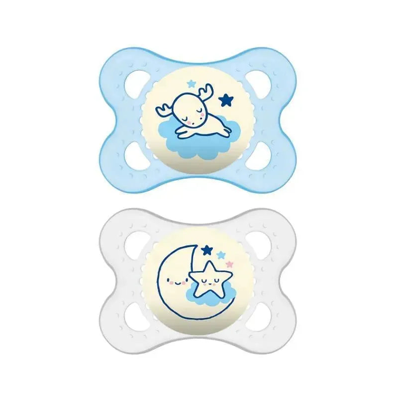 Mam Boys' Night Pacifiers, 0-6M Image 1