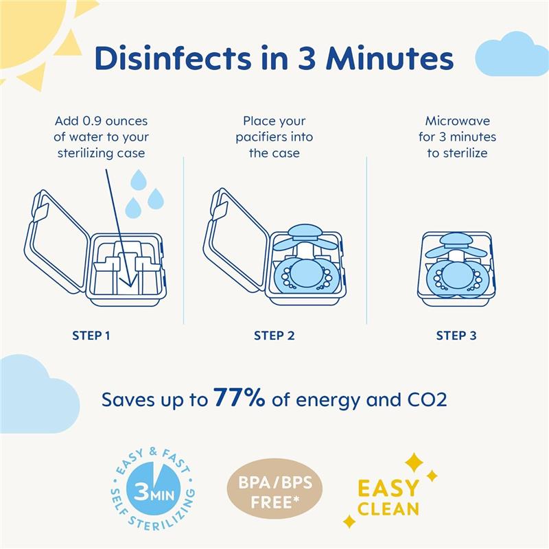 Mam - 2Pk Pacifier Comfort Unisex, 0/3M Image 2