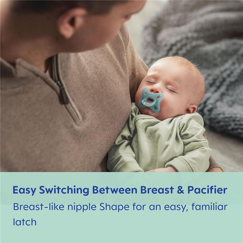 Mam - 2Pk Pacifier Comfort Boy, 0/3M Image 4