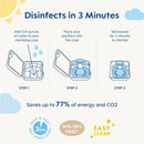 Mam - 3Pk Original Day & Night Baby Pacifier, Glows in The Dark, 6/16M Image 3