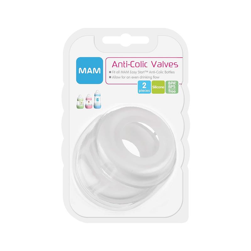 Mam - 2Pk Easy Start Anti Colic Baby Bottle Valve Replacements Image 3