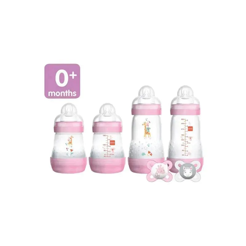Mam Feed & Soothe Bottle Gift Set, Assorted Girl Colors - 6pc Image 3