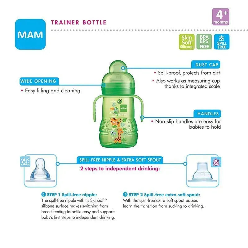 Mam - Girl Trainer Cup 8Oz, Pink, 4M+ Image 13