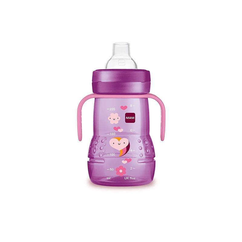 Mam - Girl Trainer Cup 8Oz, Pink, 4M+ Image 3