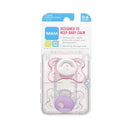 Mam Girls' Clear Pacifiers, 0-6M Image 2