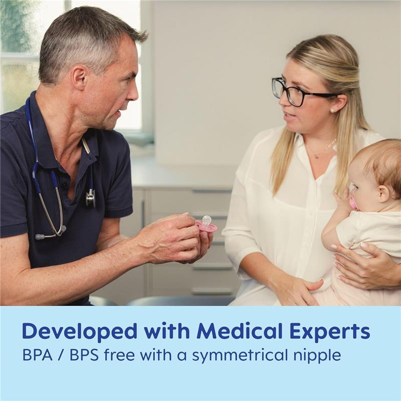 Mam - 2Pk Original Start Matte Baby Pacifiers Girl, 0/3M Image 5