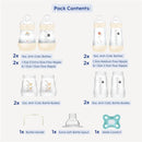 Mam - 15Pk Grow with Baby Gift Set Anti-Colic Bottles & Silicone Nipples SkinSoft Image 8
