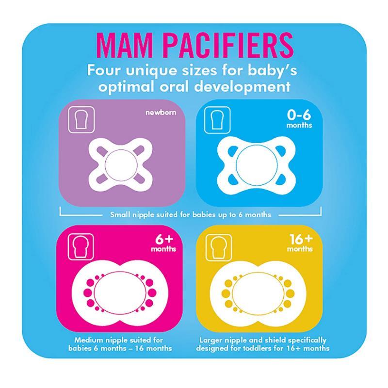 Mam Love & Affection Pacifier 2Ct - Daddy 0 - 6 M Boy Image 7