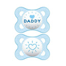 Mam Love & Affection Pacifiers 0-6M - Colors May Vary, 2-Pack Image 1