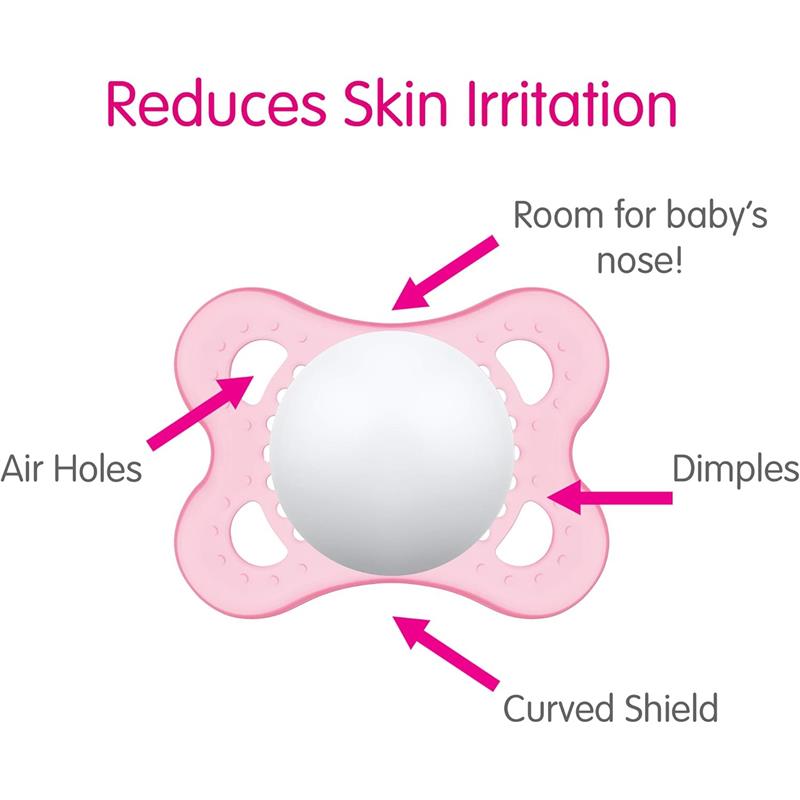 Mam - 2Pk Love & Affection Pacifiers 0/6M, Colors May Vary Image 2