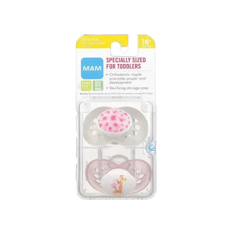 Mam - Mam Original 16+ Pacifier 2Ct 16+ M Girl Image 2