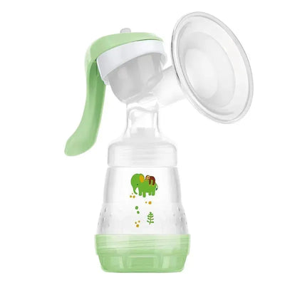 Mam Manual Breast Pump, Portable Breast Pump With Easy Start Anti-Colic Baby Bottle, Includes 2 Bottle Nipples, Unisex Image 1