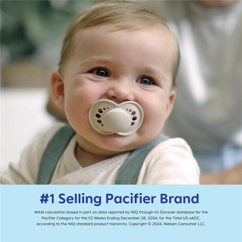 Mam - 2Pk Pacifier Matte Deco Girl, 16M+ Image 7