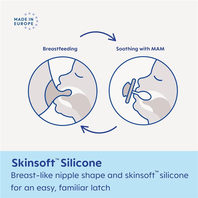 Mam - 2Pk Original Matte Baby Pacifiers Girl,16M+ Image 5